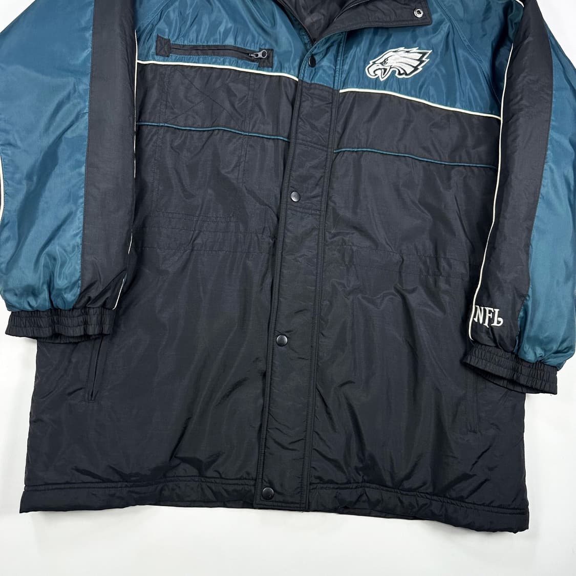 NFL 필라델피아 이글스 레트로 누빔 점퍼 자켓 (실측 XL) 상품이미지3
