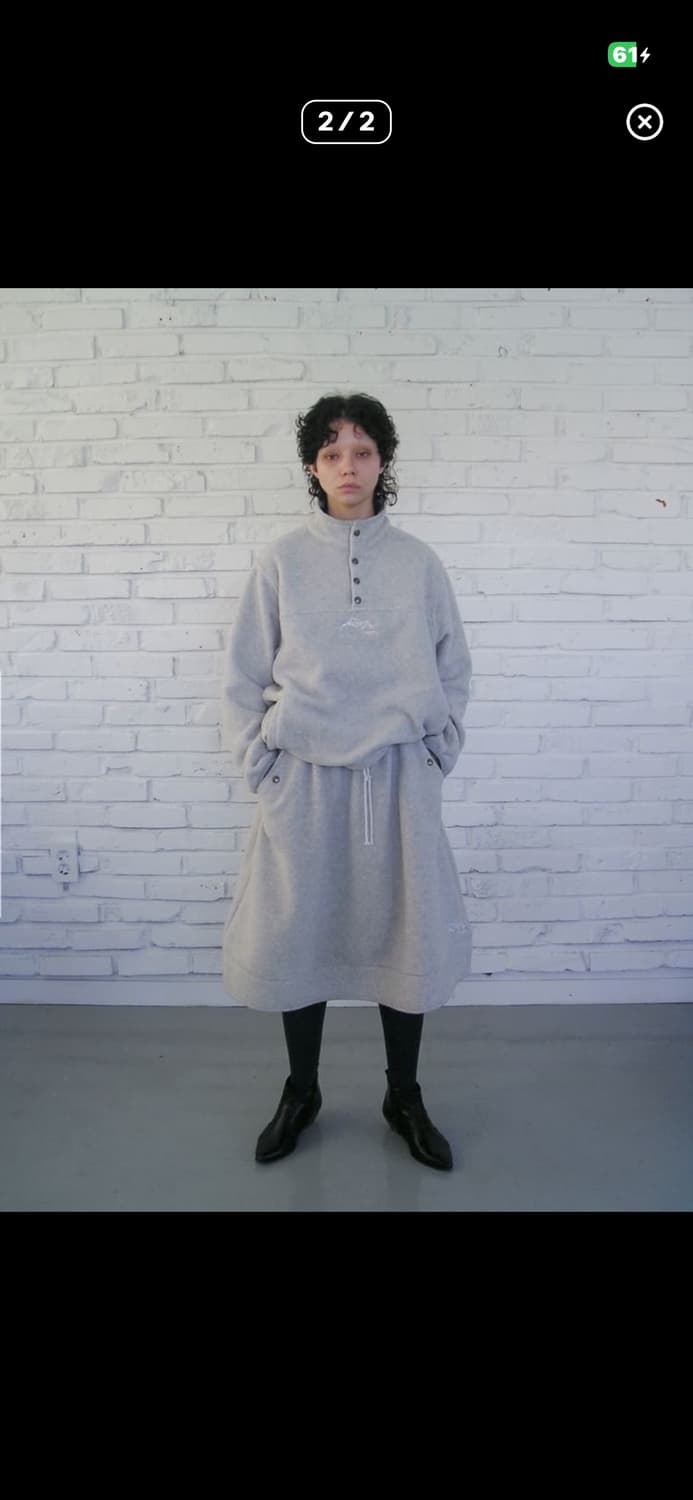 에옹쓰 eonts 마운틴 플리스 스커트 상품이미지1