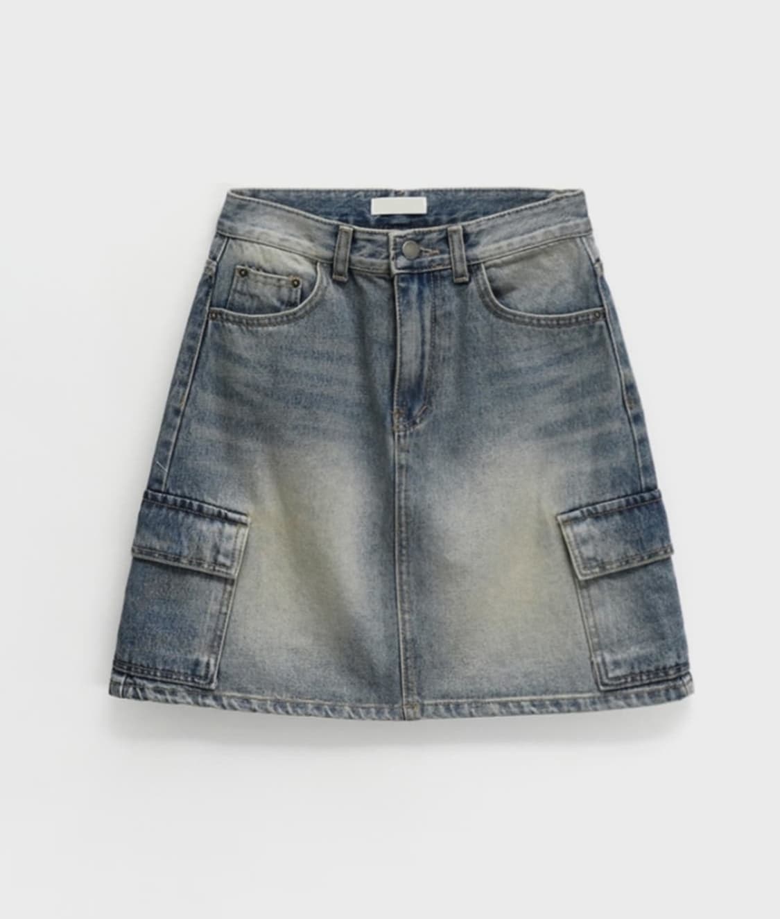 블랙업 이파 데님 카고 스커트 S 상품이미지2