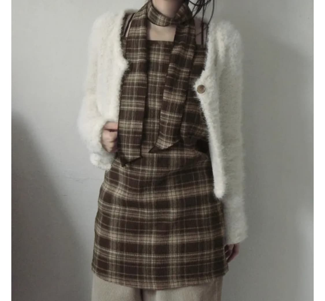 언버티 퍼 가디건 상품이미지3