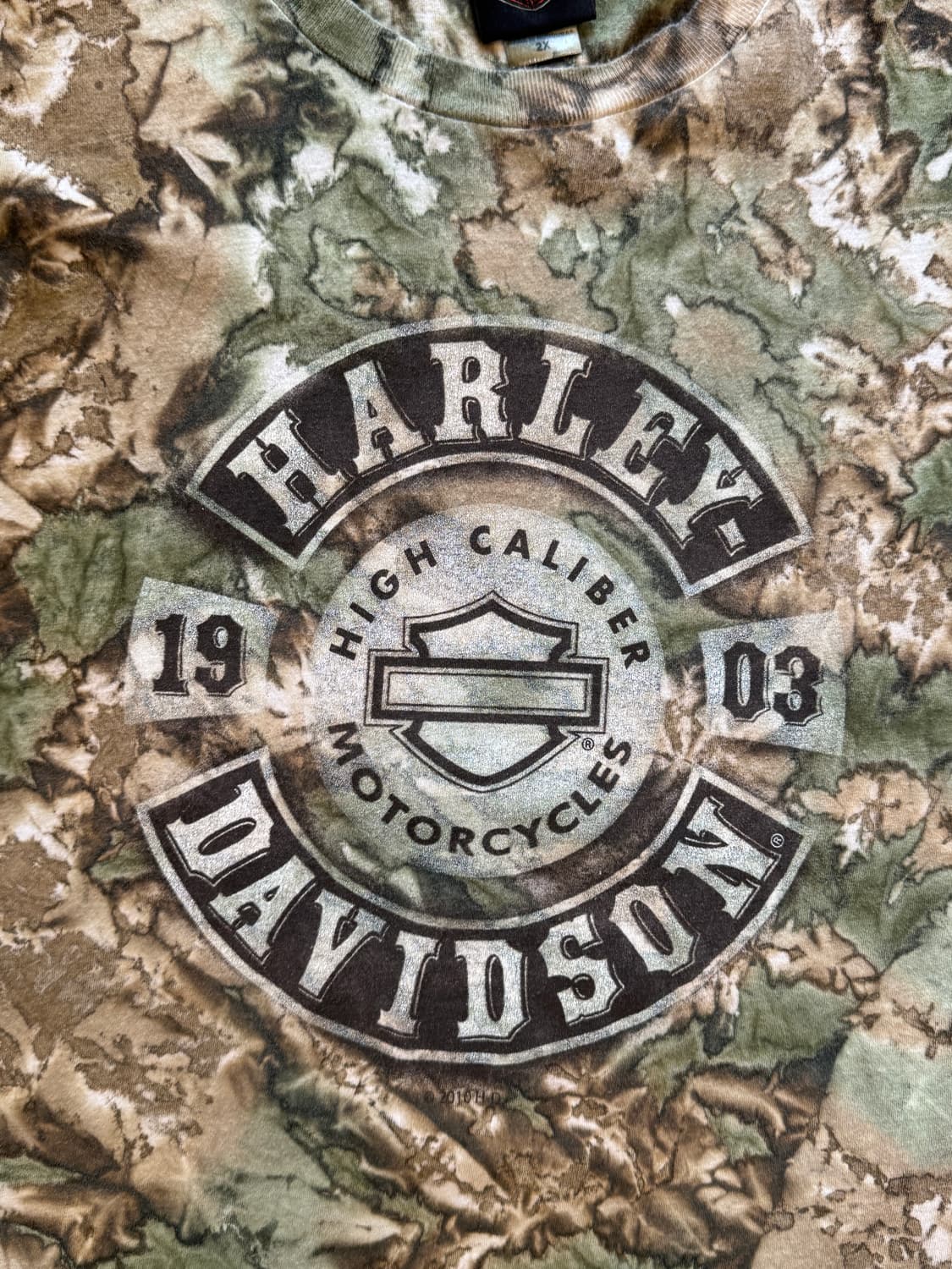 할리 데이비슨 카모 반팔 티셔츠(HT13) 상품이미지2