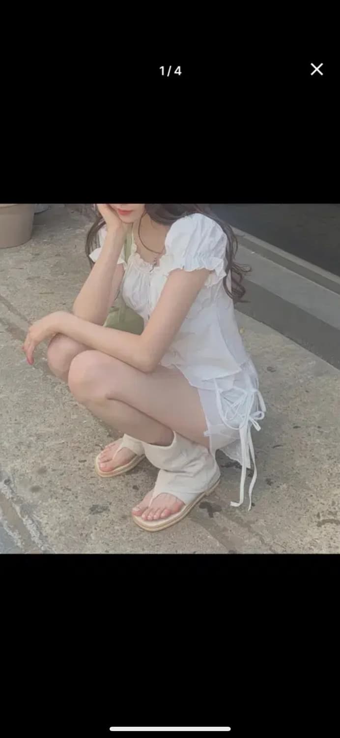 씨온니 여름 린넨 쪼리 부츠 미들 앵클 슈즈 블랙 230 상품이미지1