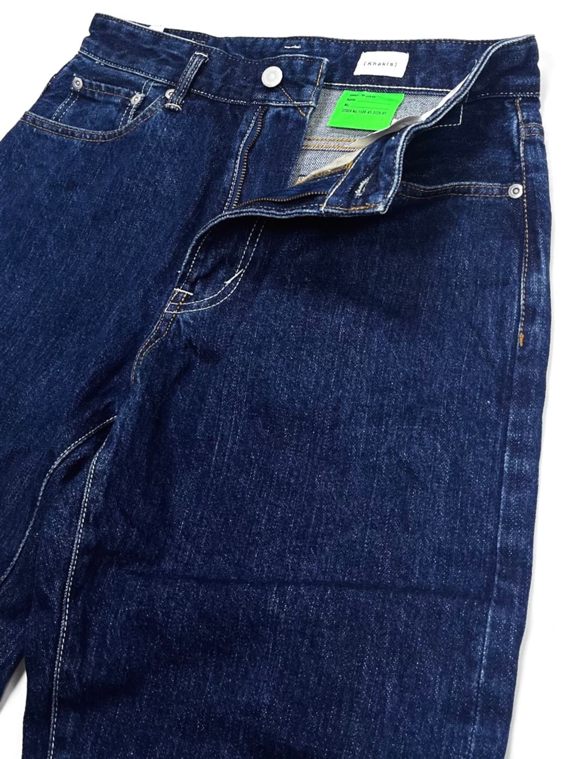 Stock 5P 셀비지 진 다크 블루 상품이미지4