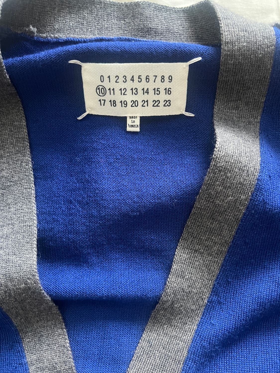 Masion Margiela No.10 백스티치 가디건 18aw 상품이미지3