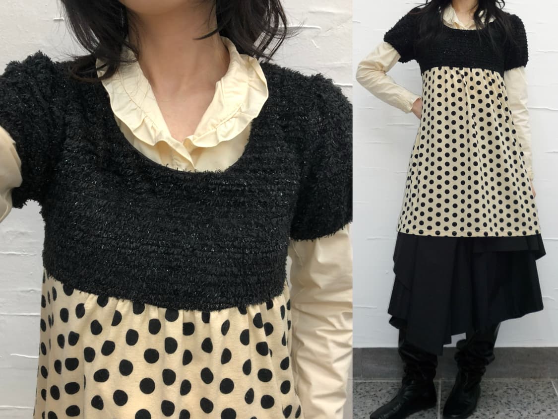 polka delight mini dress 상품이미지1