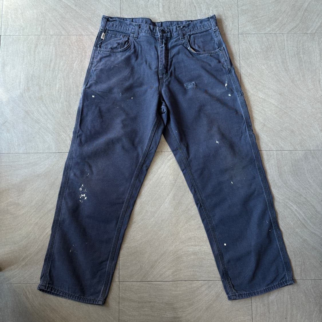 칼하트 오리지널 fr 네이비 카고 팬츠 상품이미지5