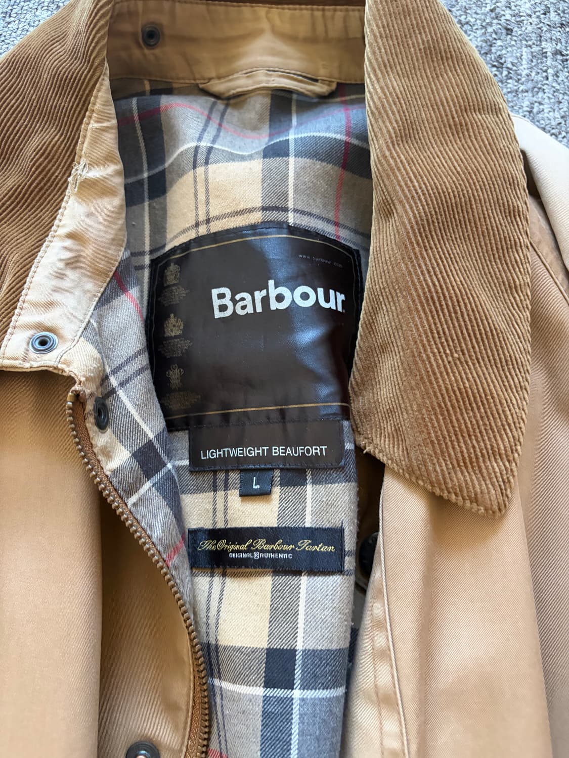 바버 자켓 l사이즈 상품이미지2