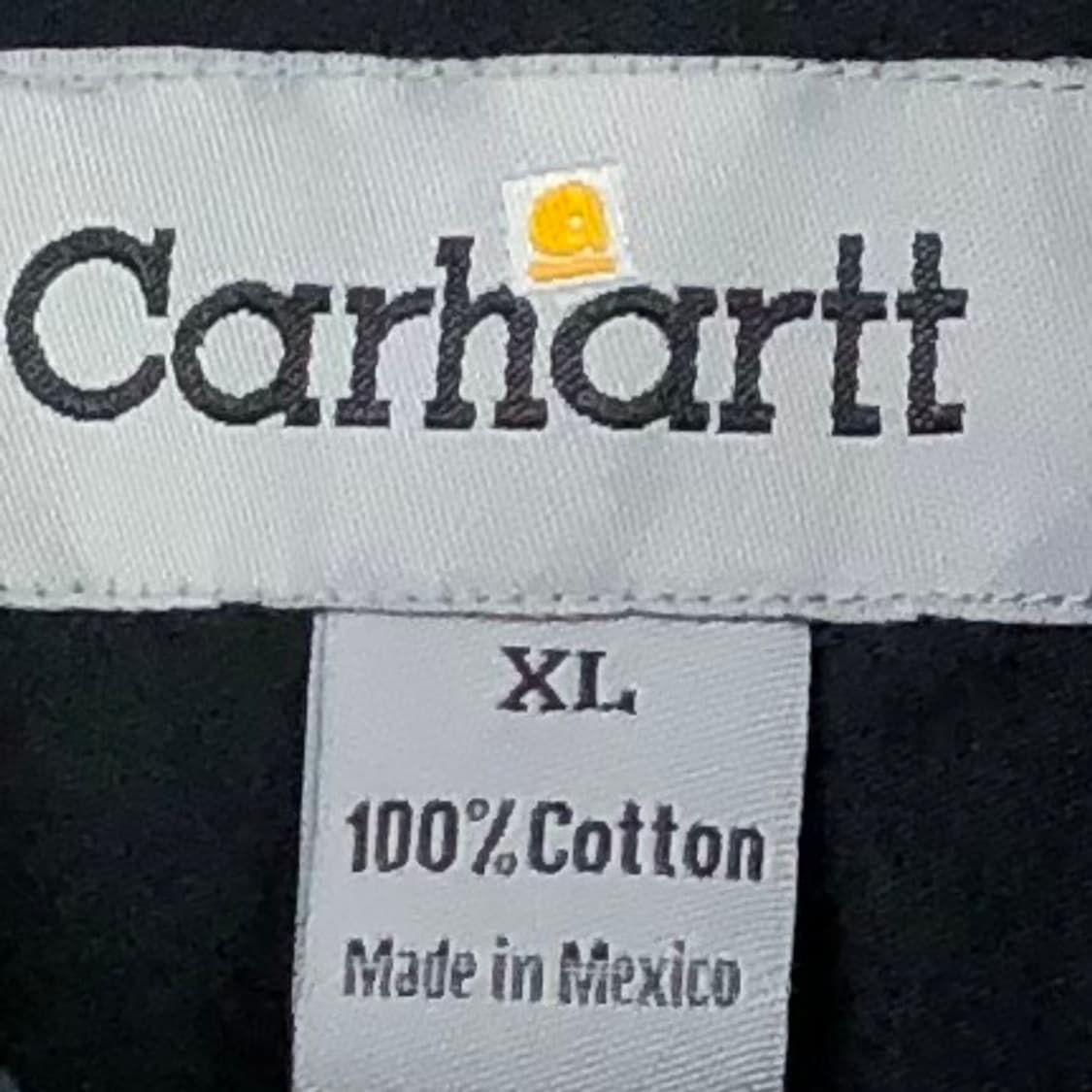 XL 칼하트 블랙 워크 셔츠 상품이미지3