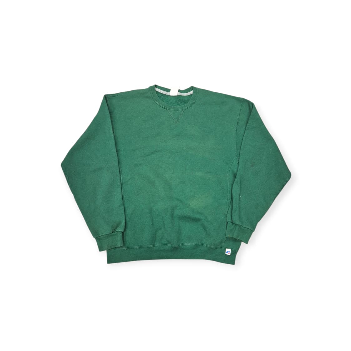 러셀 스웻셔츠 그린 상품이미지1