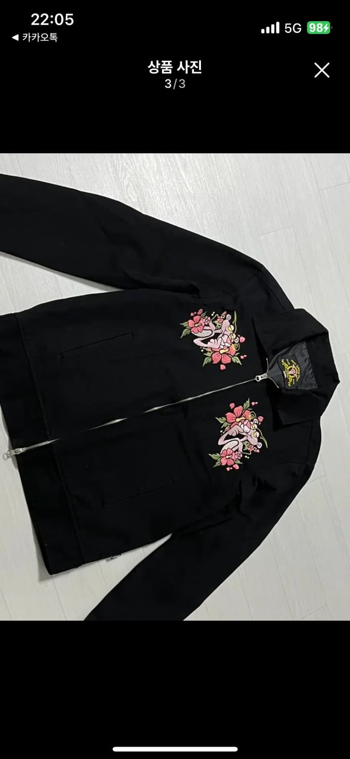 희귀 빈티지 핑크팬더x참스 콜라보 자켓 상품이미지3