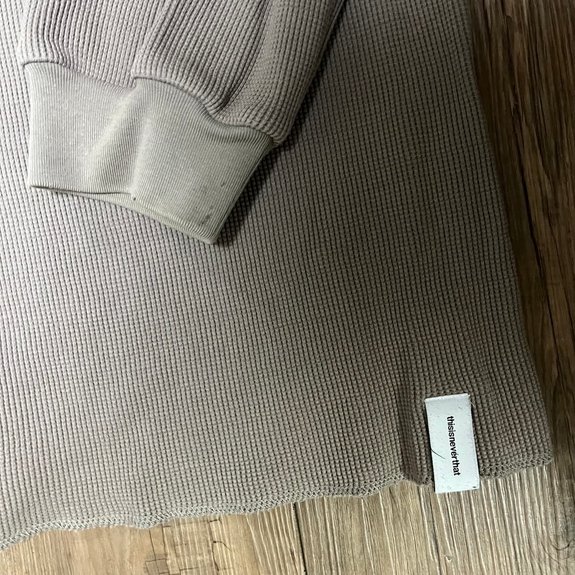 [Thisisneverthat]디스이즈네버댓 와플베이지 티 상품이미지4