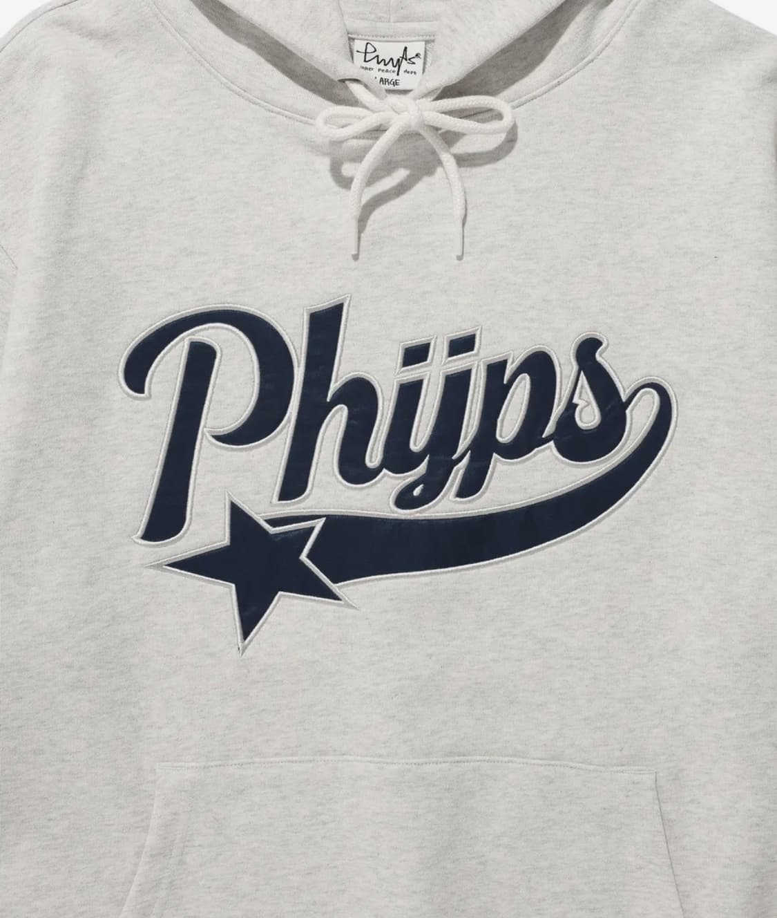 피지컬 디파트먼트 아플리케 스타테일 후드_오트밀 상품이미지3