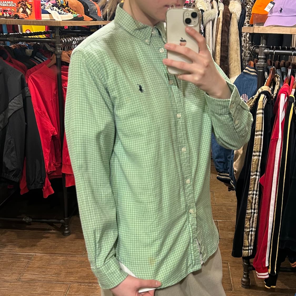 [HI]  폴로 셔츠 그린  상품이미지3