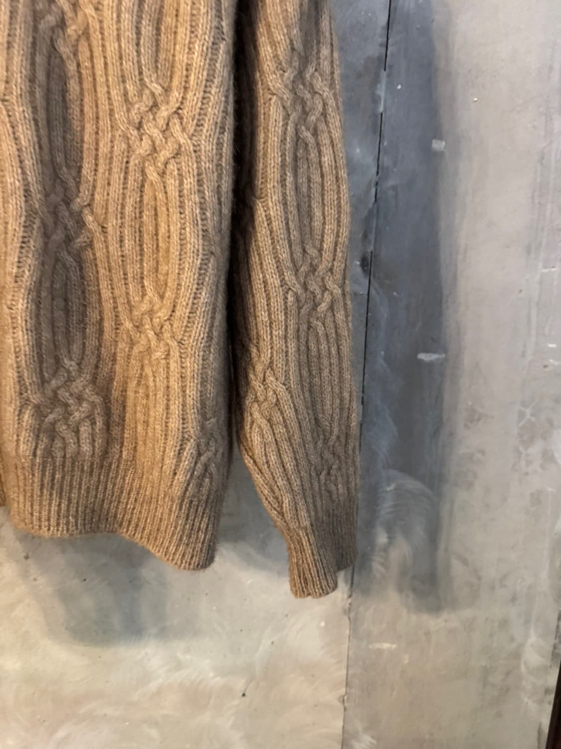 컨트리타임 캐시미어 케이블 니트 100 상품이미지6