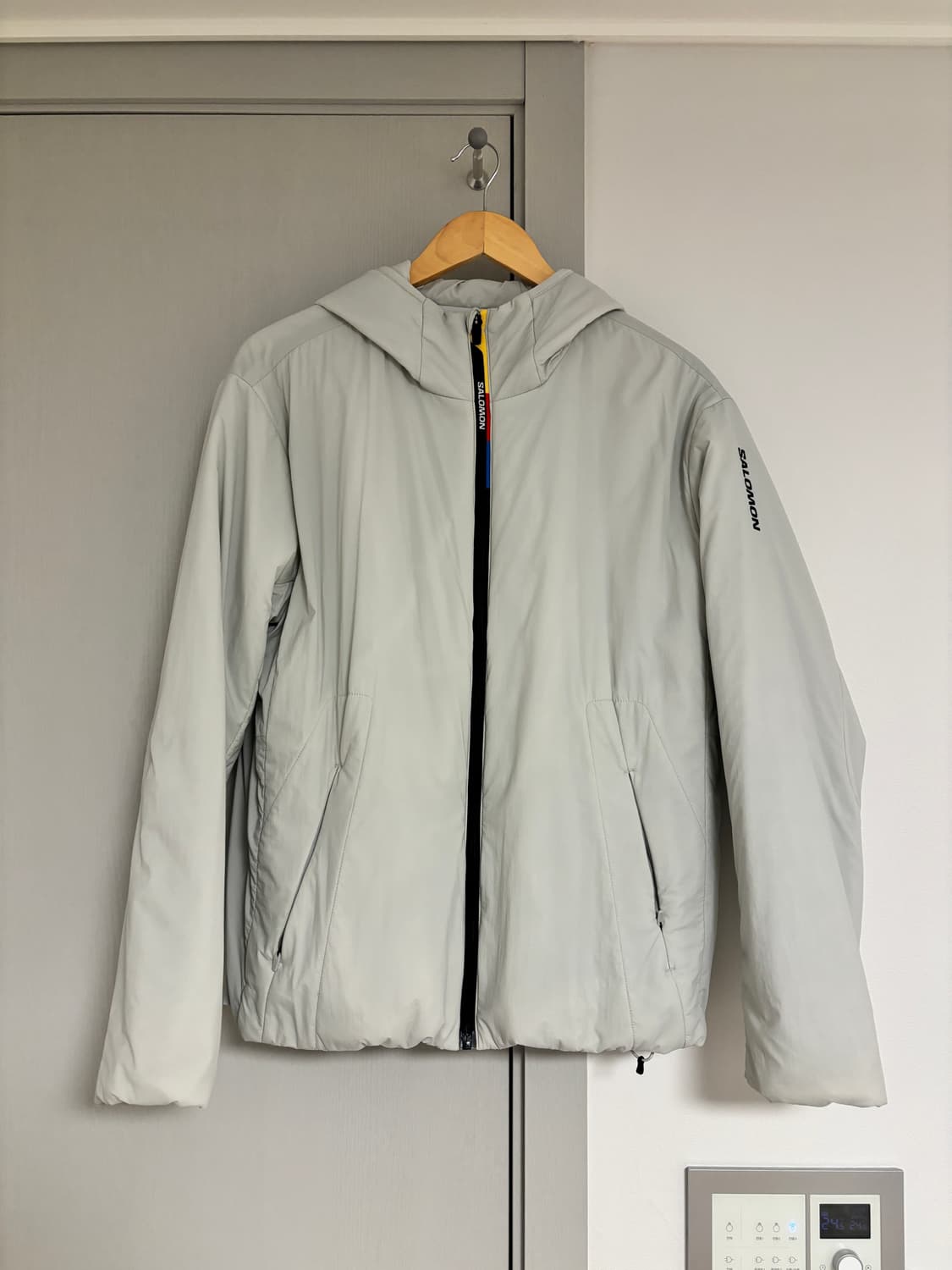 살로몬 모디세이 자켓 라이트 그레이 상품이미지2