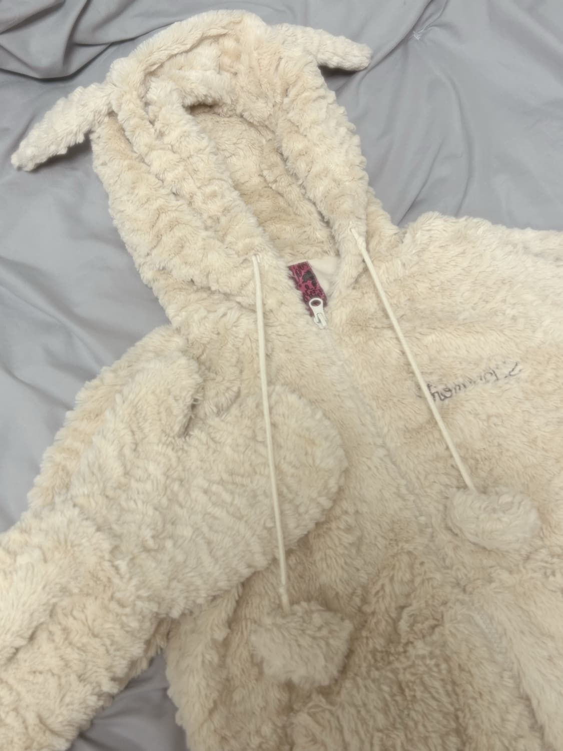 빈티지 젤라또피케깔 라떼 우사미미 에코퍼 집업 리즈리사 양산형 로리타 상품이미지2