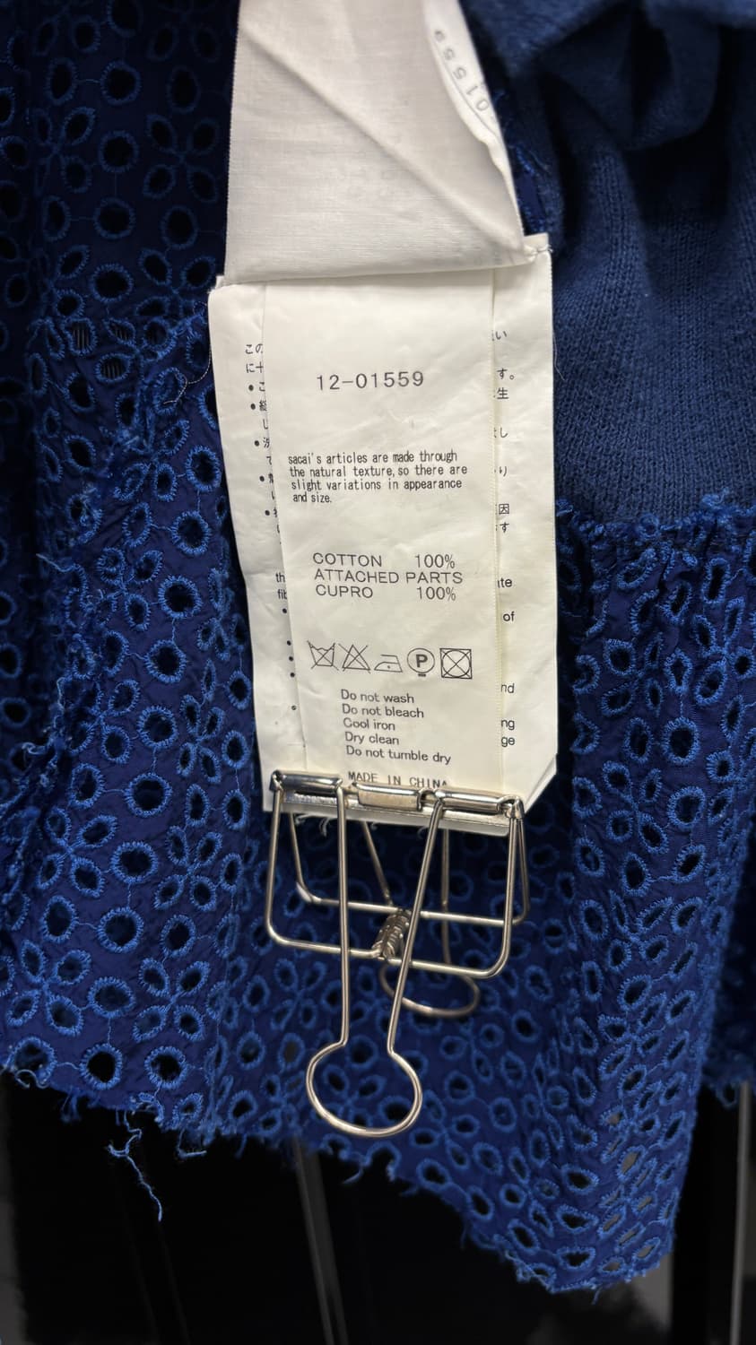 Sacai lace panel layered cardigan 상품이미지10