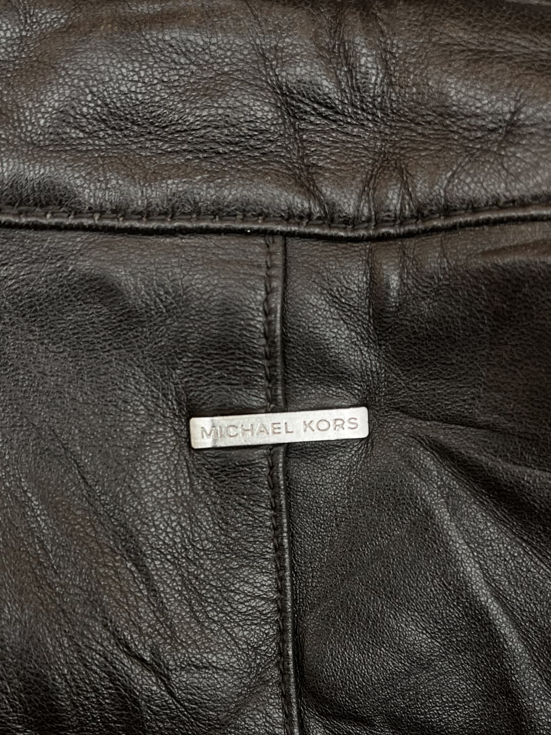 마이클코어스 램 레더 바이커 자켓 상품이미지7