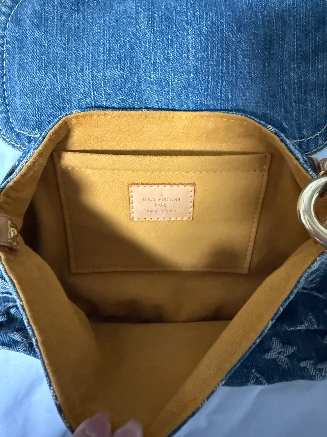 루이비통 데님 프리티 숄더백 상품이미지6