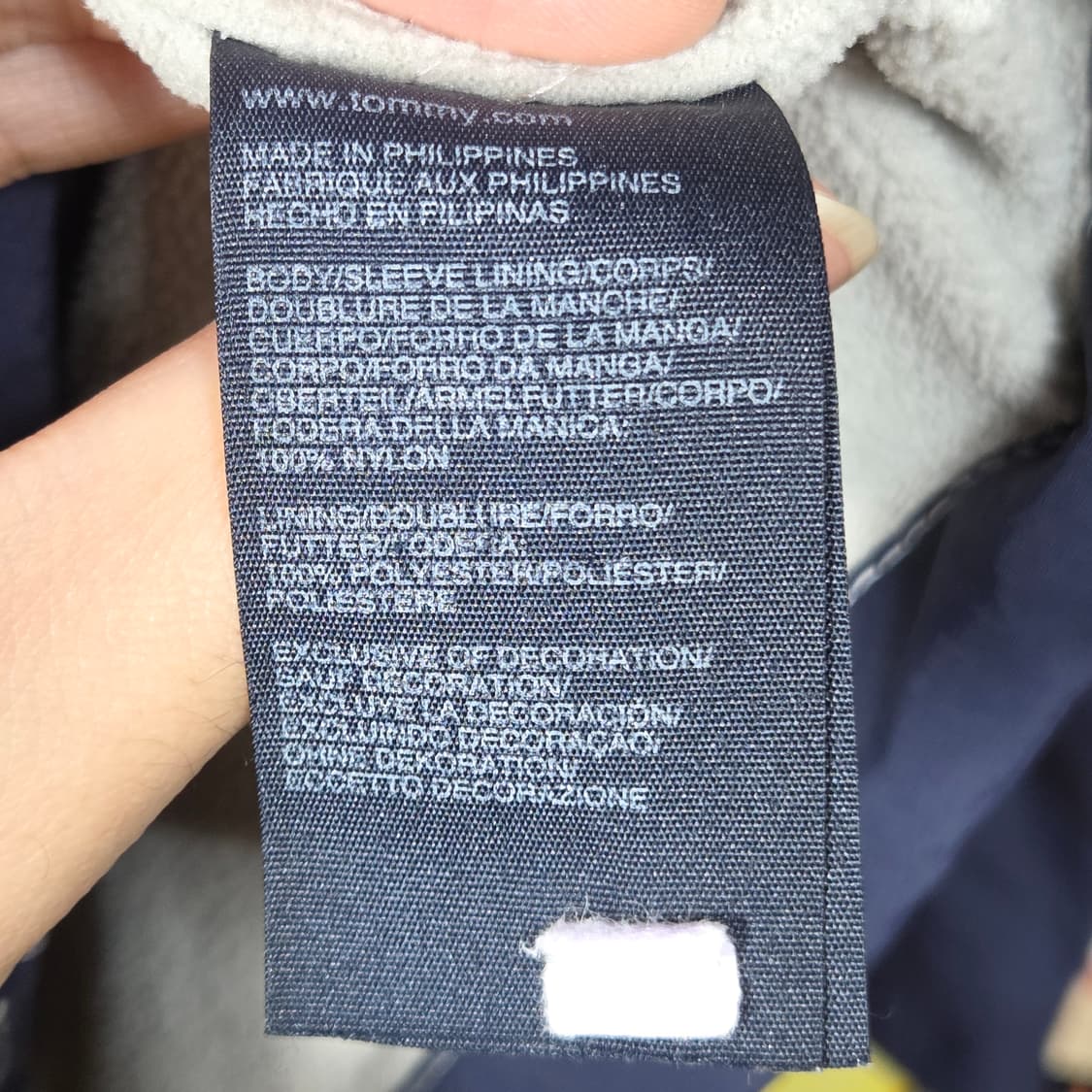 타미힐피거 올드스쿨 네이비 기모 바람막이 상품이미지10
