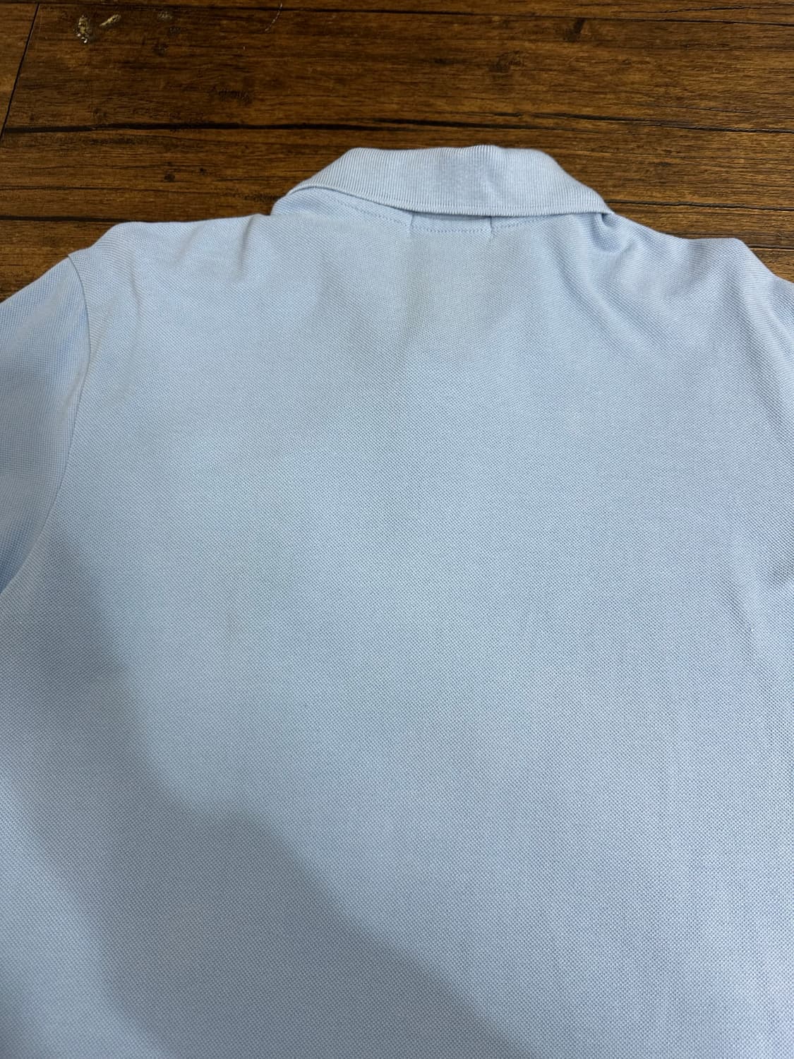 폴로 랄프로렌 커스텀핏 라지 하늘색 빅포니 카라티 상품이미지7