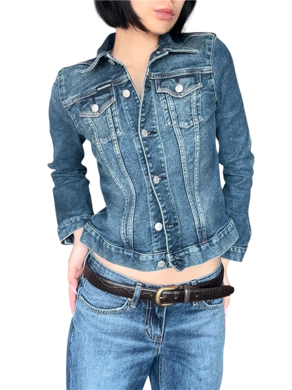 [택O] 캘빈클라인 슬림 트러거데님 자켓 XS 상품이미지1