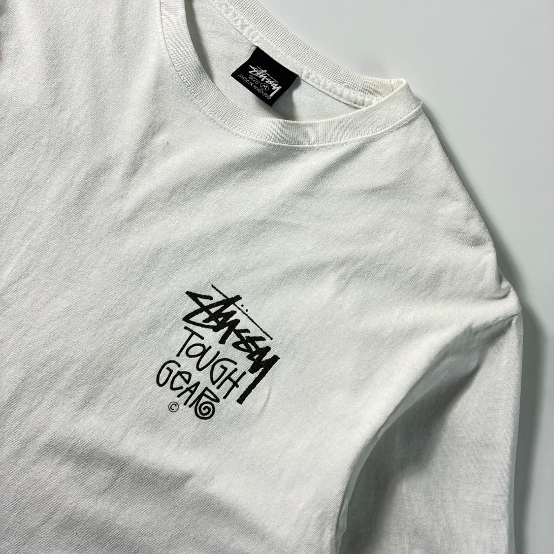 Stussy  스투시 터프기어 화이트 반팔티셔츠  상품이미지4
