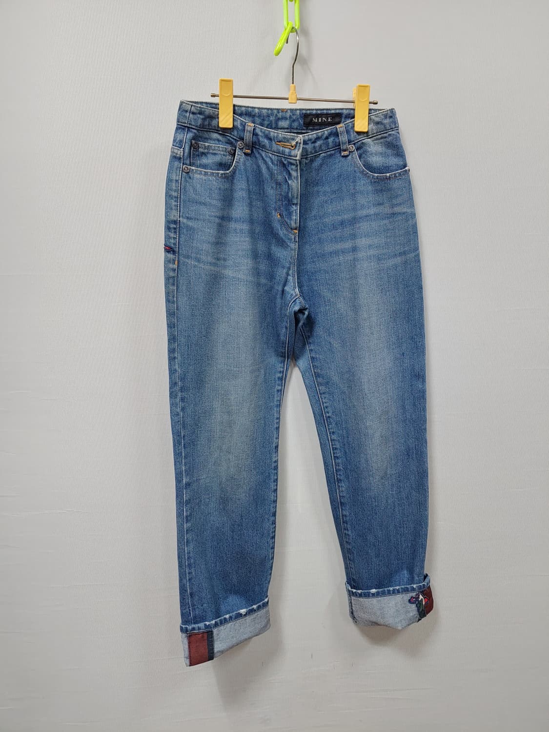 MINE 마인 데님 청바지 롤업진 여성26 상품이미지1
