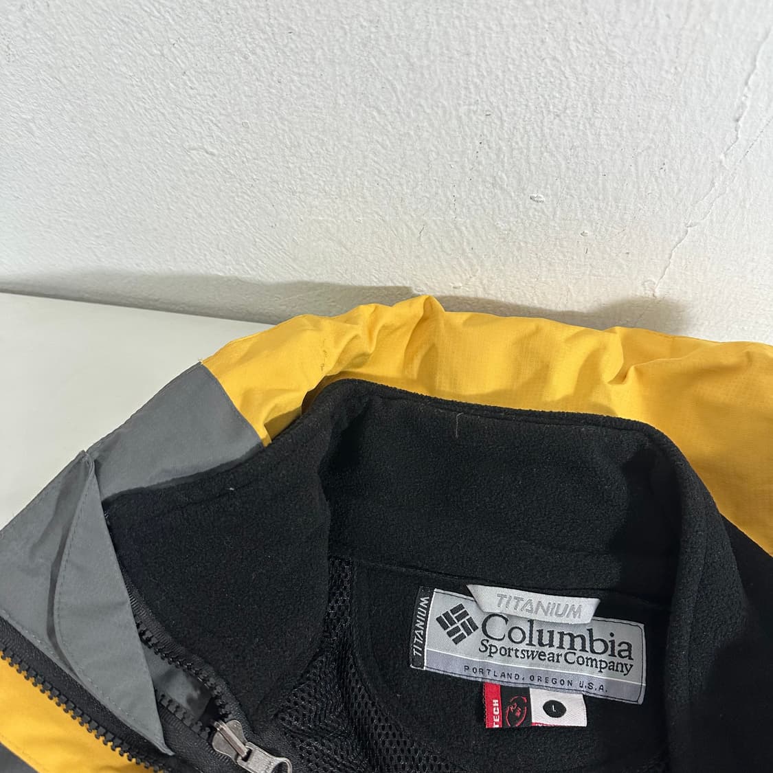 L 105 컬럼비아 후리스탈부착 투웨이 나일론 티타늄 바람막이 상품이미지6
