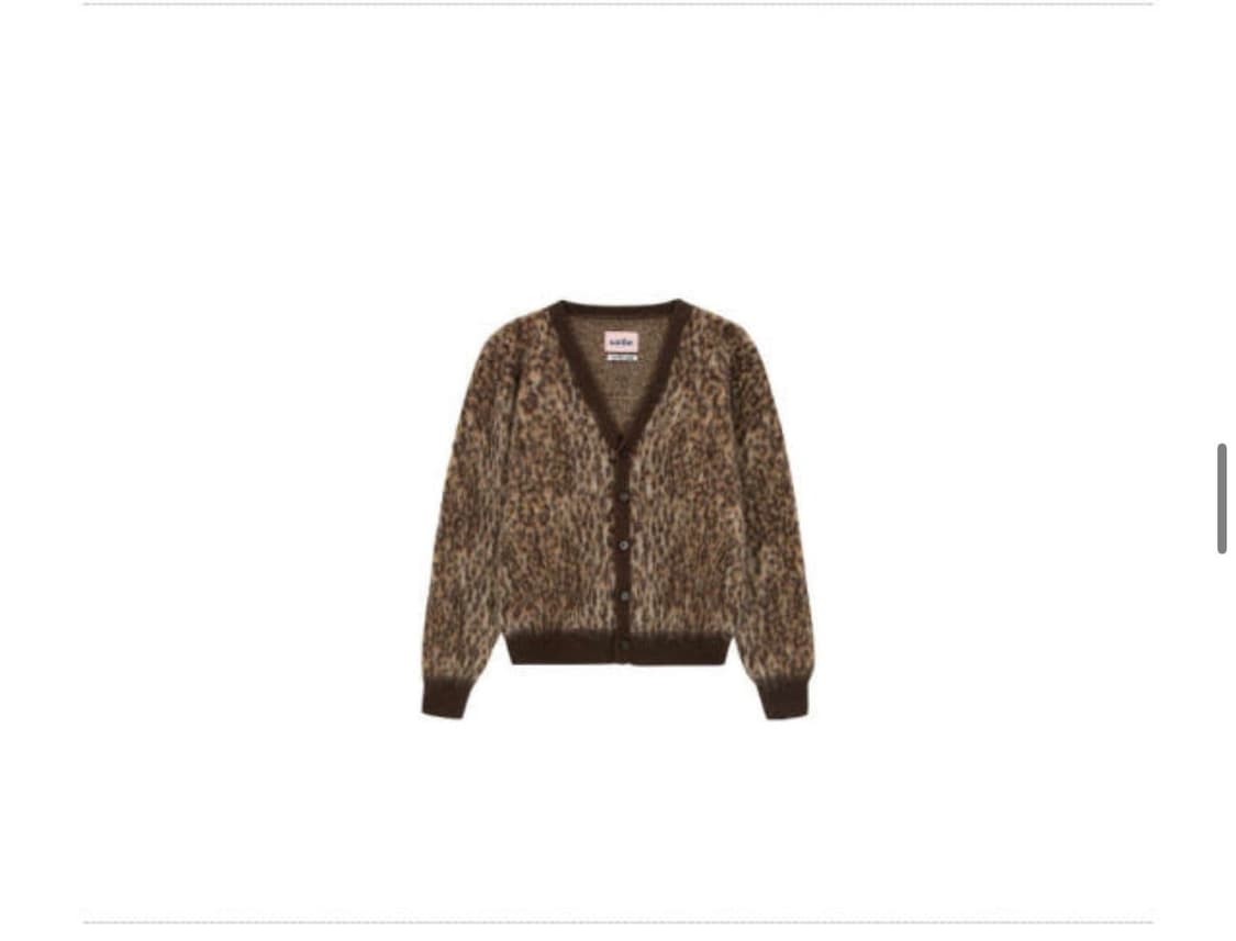 애즈이프캘리 레오파드 가디건 상품이미지1