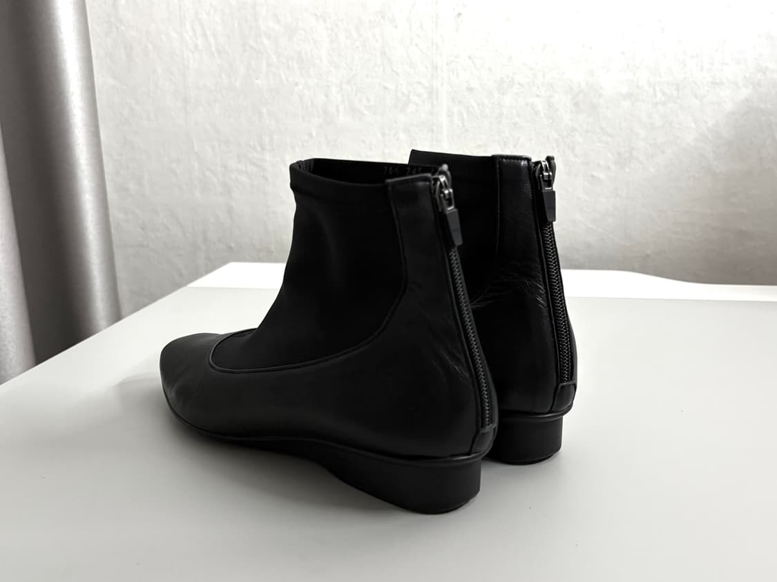 블랙 가죽 첼시 부츠 245 수제화 상품이미지4