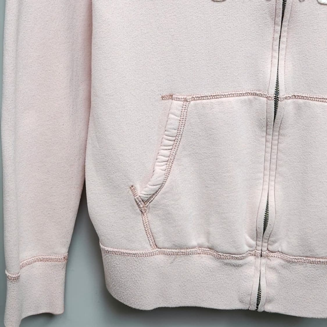 Abercrombie 아베크롬비 로고 후드집업 자켓 핑크 상품이미지3