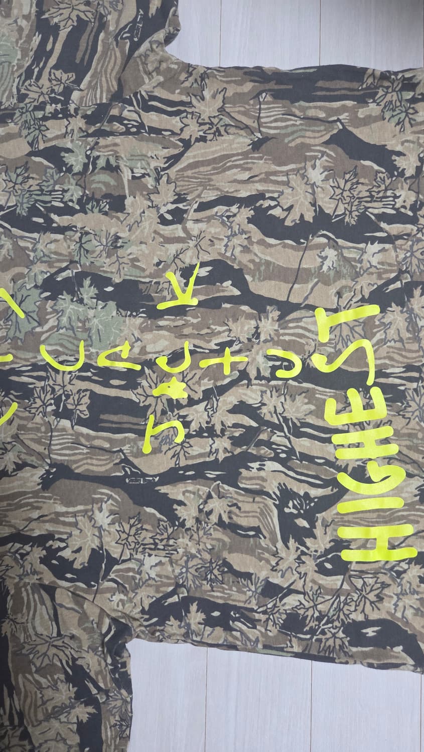 [XL] 트래비스 스캇 캑터스잭 조던 highest 반팔 티셔츠 카모 상품이미지3