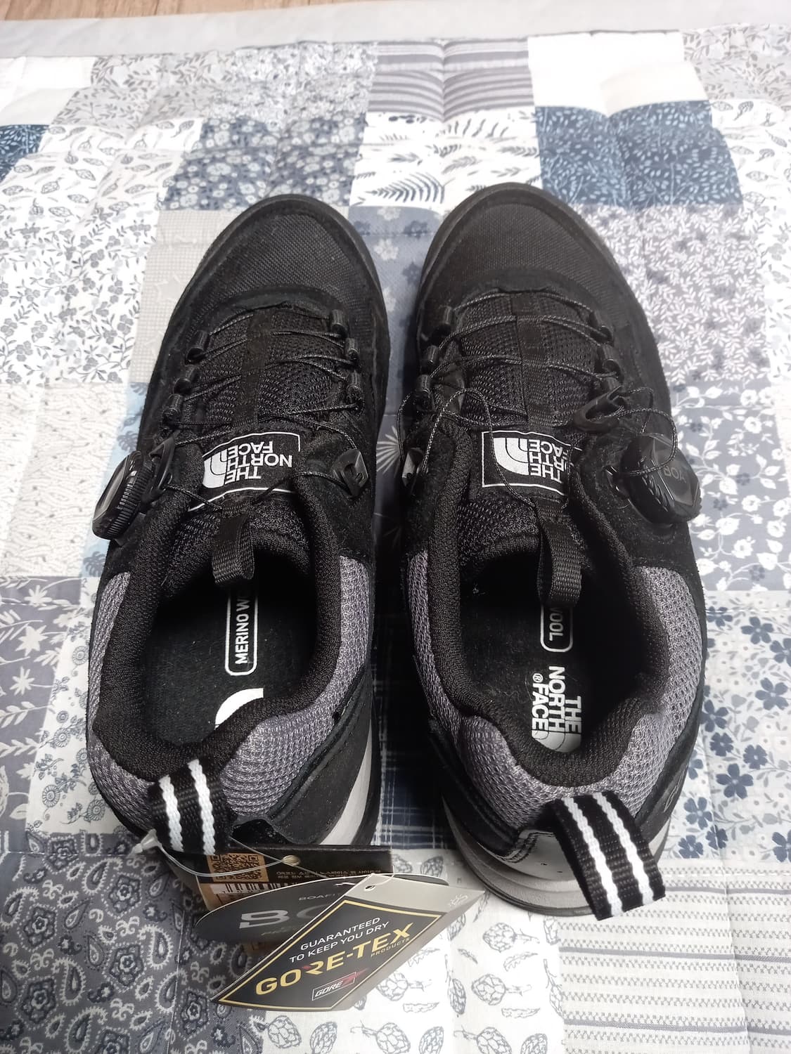 노스페이스 고어텍스 트레킹화   블랙   270 상품이미지2