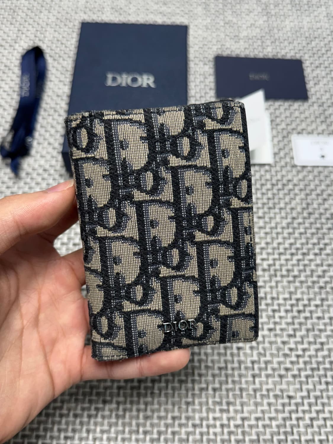 디올 오블리크 오거나이저 카드지갑 상품이미지1