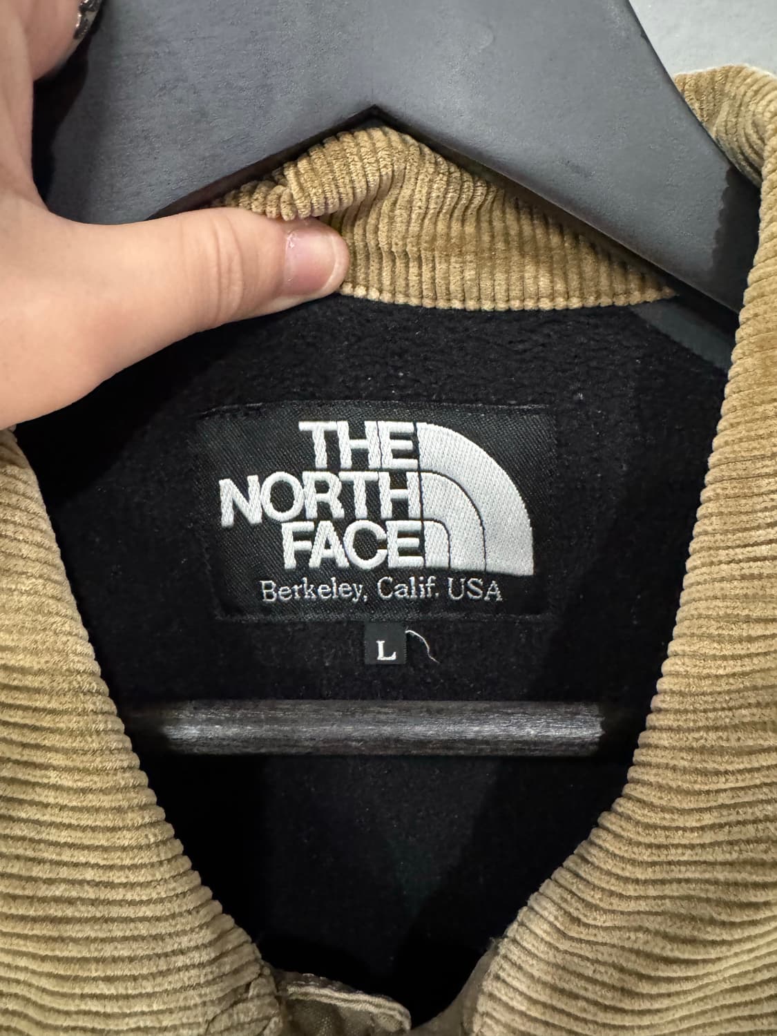 90s 노스페이스 코듀로이 카라 헌팅자켓  상품이미지3