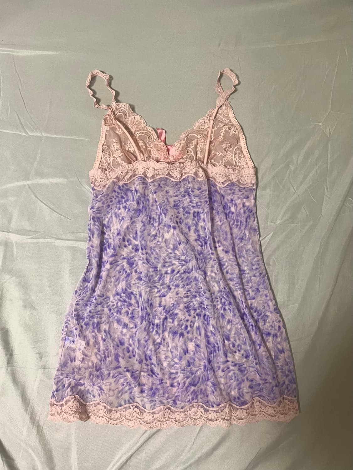 ✨vintage pink purple leopard slip dress✨ 상품이미지3