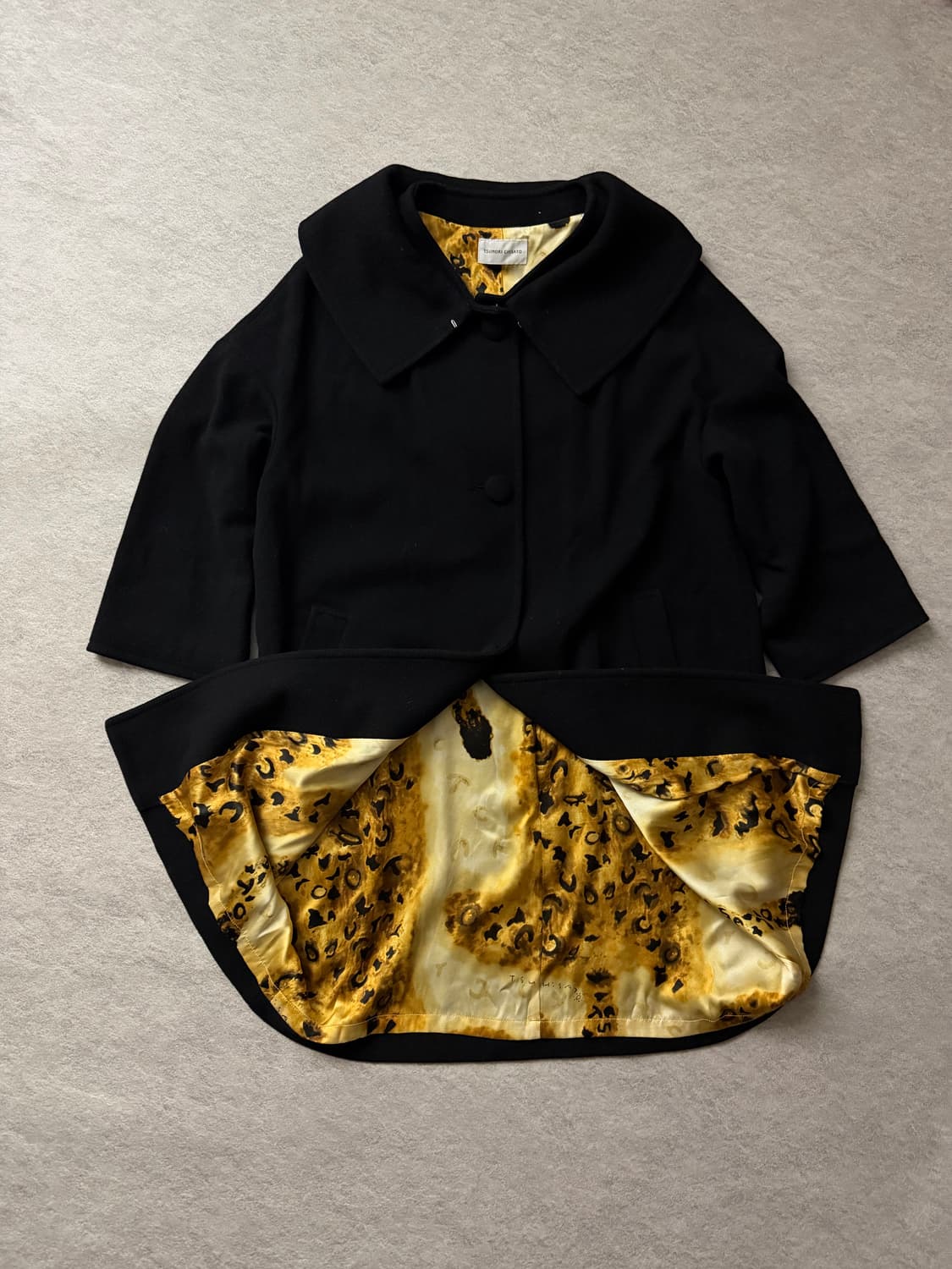 츠모리치사토 울 코트 상품이미지4