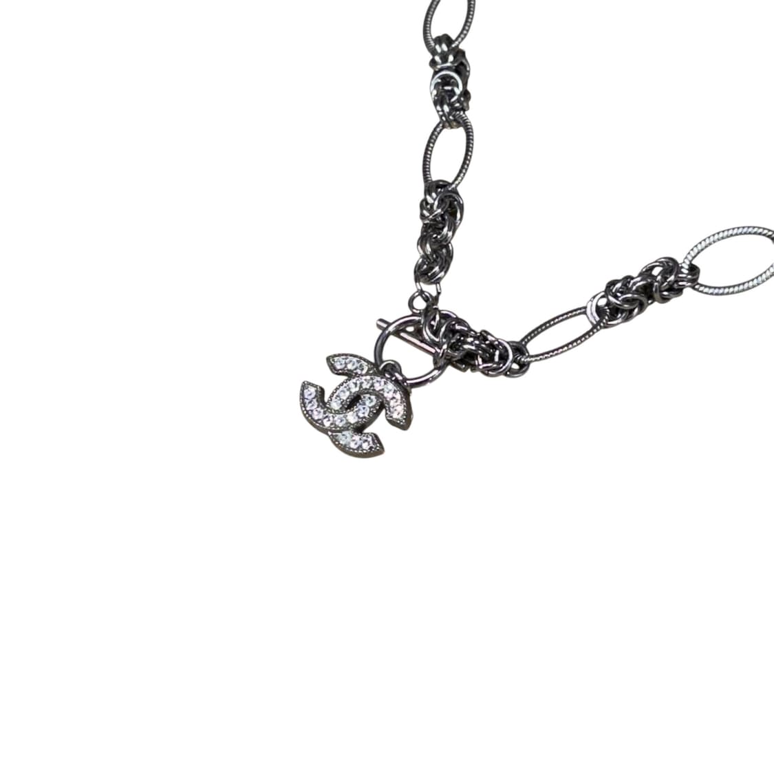 샤넬 단추 리사이클링 체인 목걸이 상품이미지2