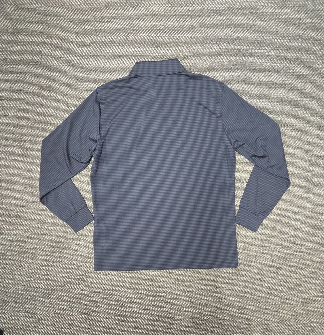 닥스 25ss 네이비 깅엄 긴팔 카라 티셔츠 DMTS5A 304N2 상품이미지3