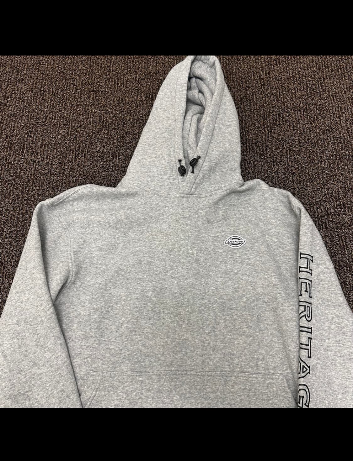 Dickies 디키즈 기모 후드티 그레이L 상품이미지2