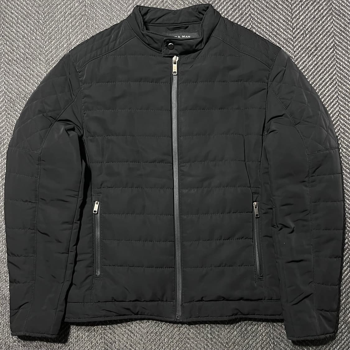 ZARA 자라 퀄팅 집업 라이더 패딩 자켓 상품이미지2