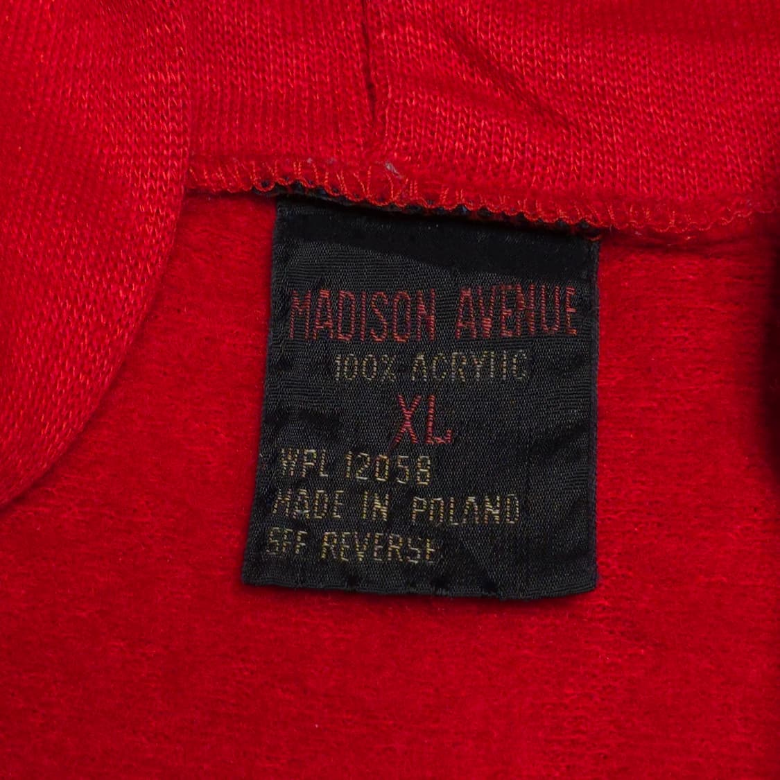 [XL]90s 빈티지  후드집업 레드 상품이미지6