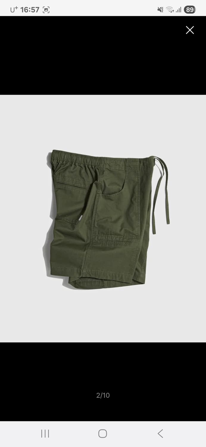 [새상품] 에스피오나지 Washed Cotton Surf Shorts 상품이미지2
