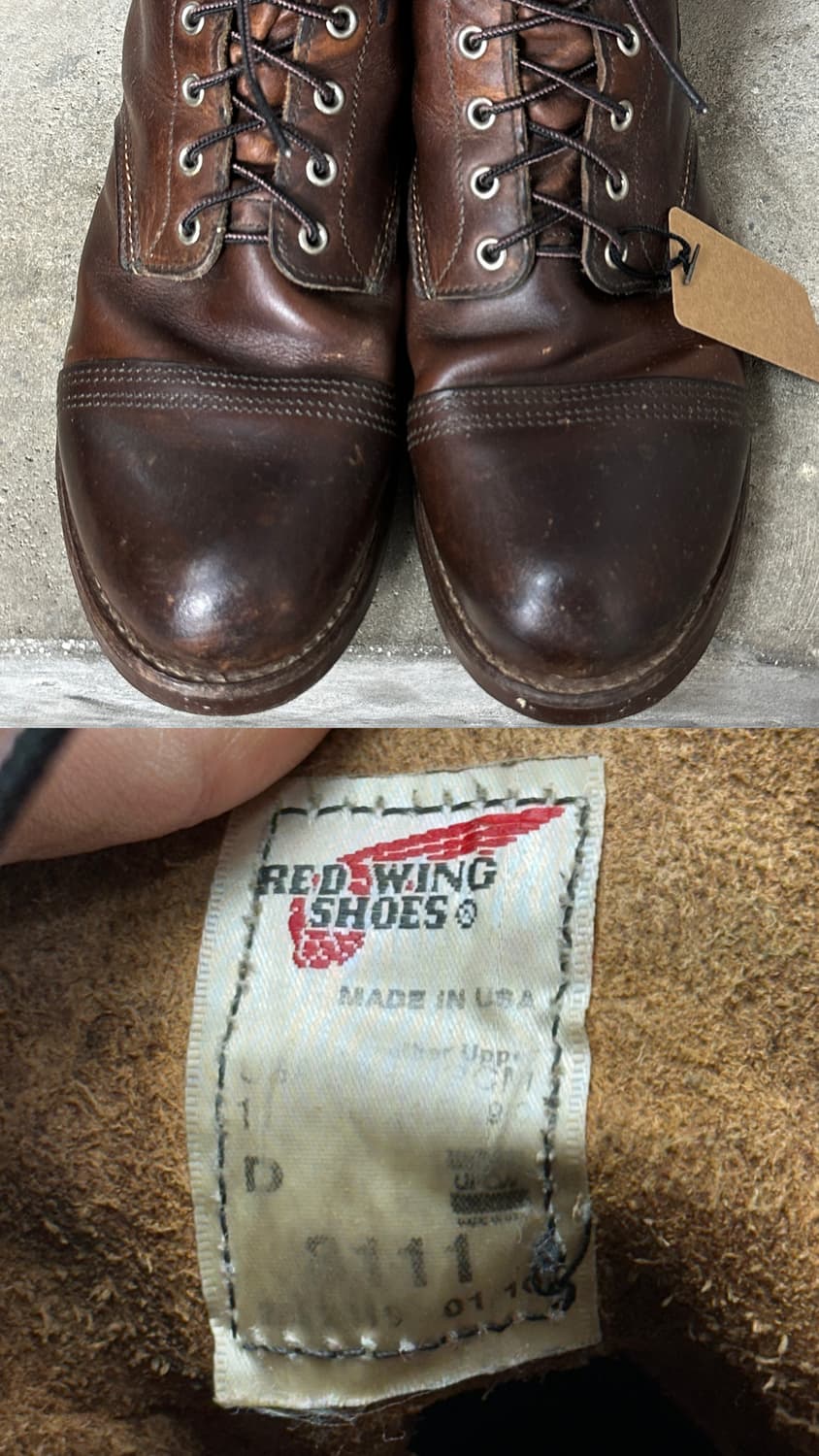 OG USA Made 레드윙 8111 아이언레인저 레드윙 부츠 상품이미지9