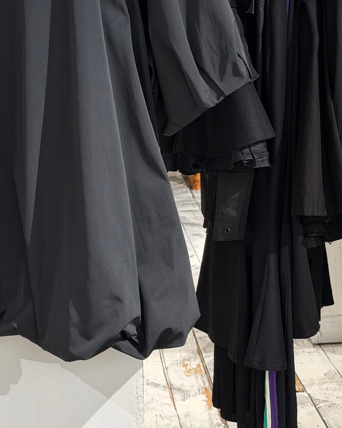 시몬 로샤 블랙 피터팬 카라 타페타 벌룬 드레스 상품이미지6