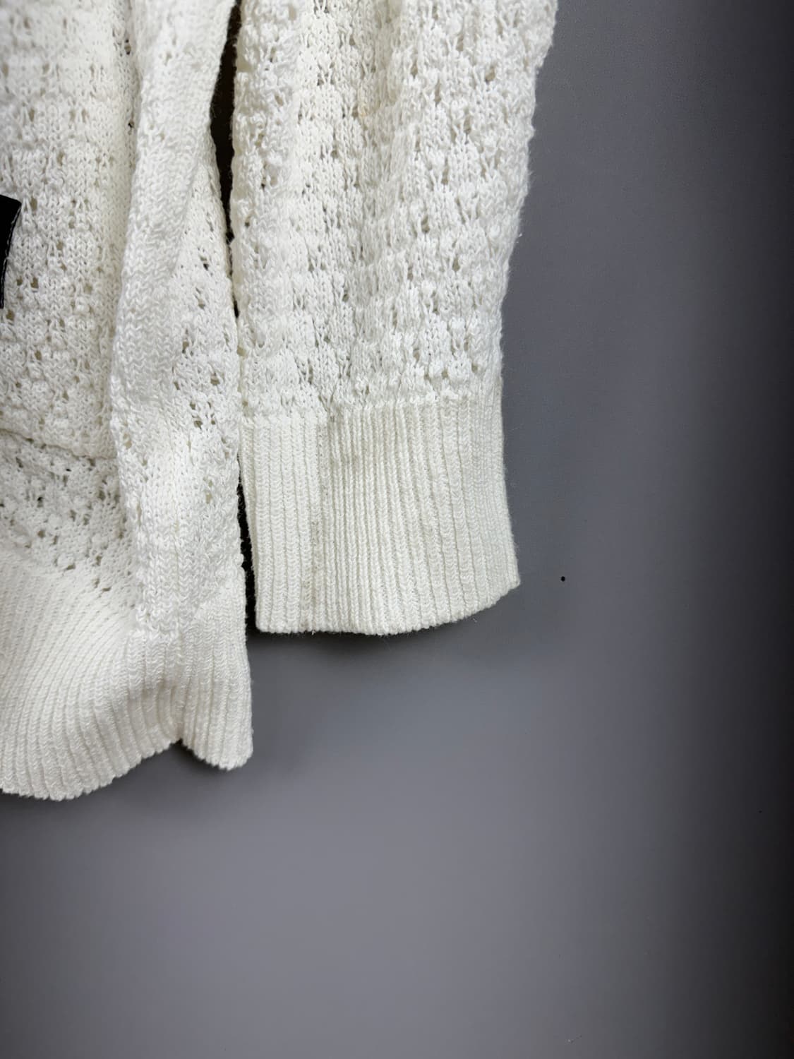 지오송지오 칼리그램 패치워크 메쉬 가디건 E13 상품이미지4