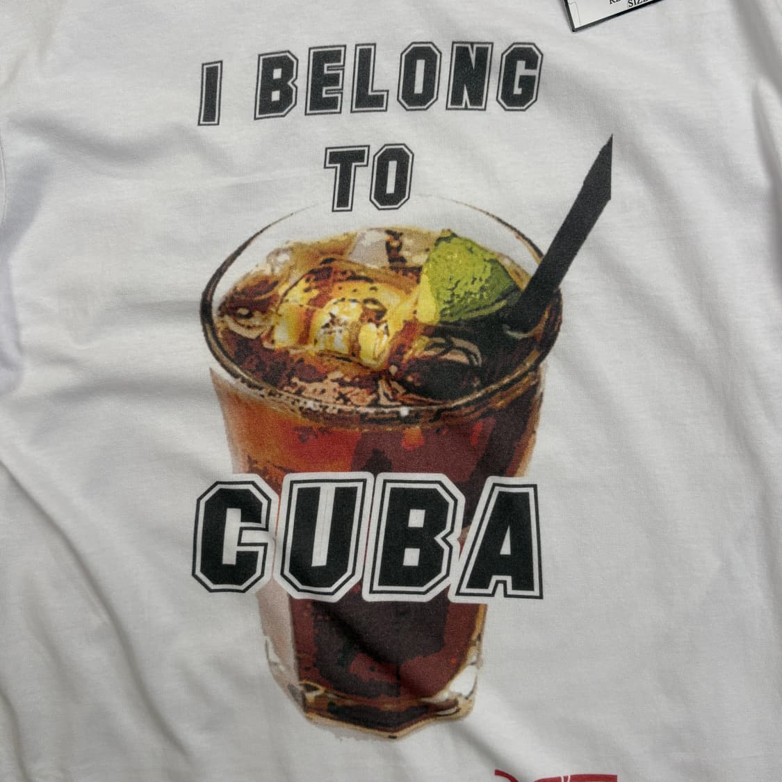 [M] VAIA CUBA graphic T-shirt dead-stock 상품이미지3