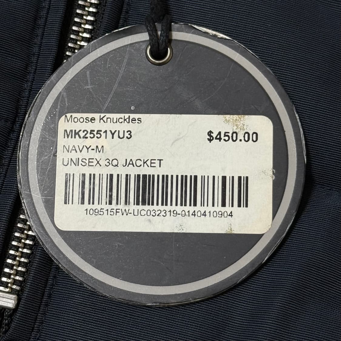 무스너클 쓰리쿼터 패딩 자켓 여성용 아동용 상품이미지5