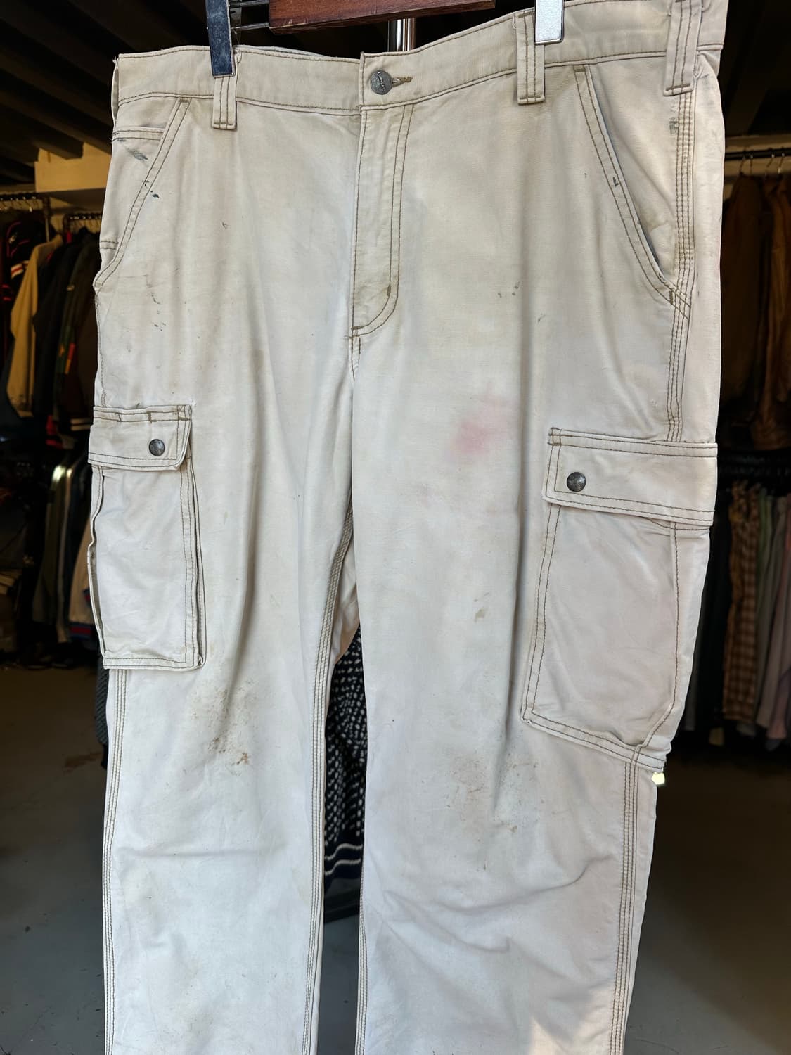 칼하트 디트로이트 더티 카고 팬츠 38x30 상품이미지4